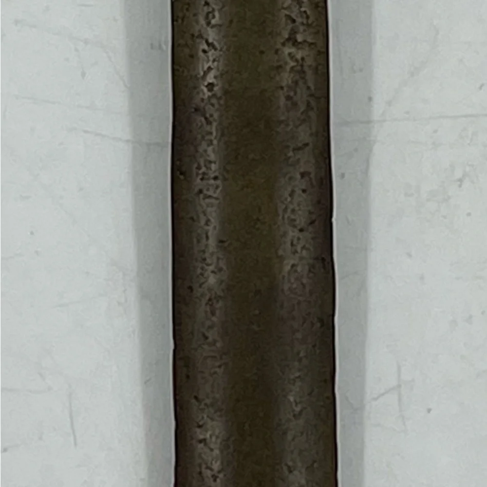 Vintage Letter Opener Victorian Woman Carved White Head w/ Bronze or Brass Blade